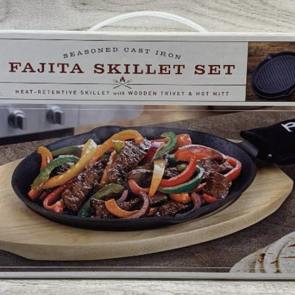 NWOT Parini Skillet Set (Seasoned Cast Iron)
